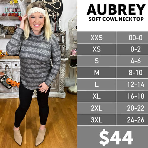 The LuLaRoe Aubrey Soft Cowl Neck