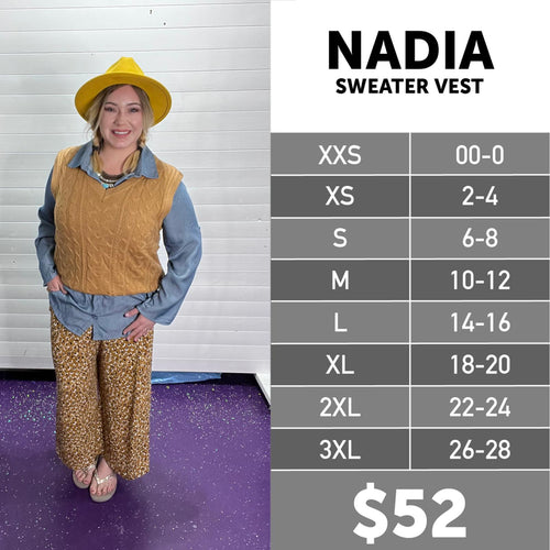 LuLaRoe Nadia Sweater Vest