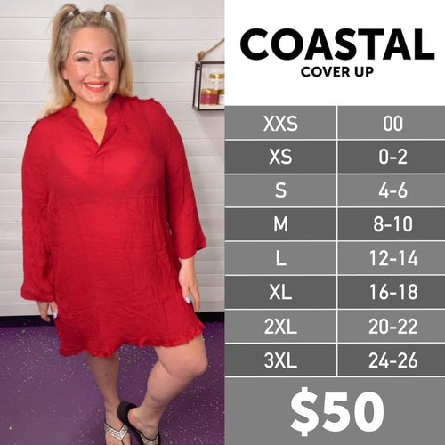 LuLaRoe Coastal Size Chart