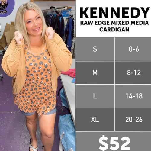 LuLaRoe Kennedy Size Chart