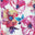 White Pink Blue Watercolor Floral