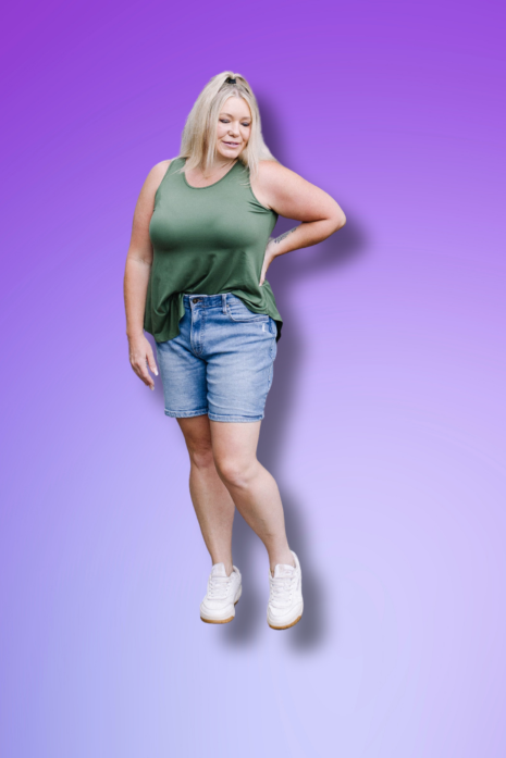 Relaxed Denim Shorts