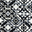 White Grey Boho Geo Diamond