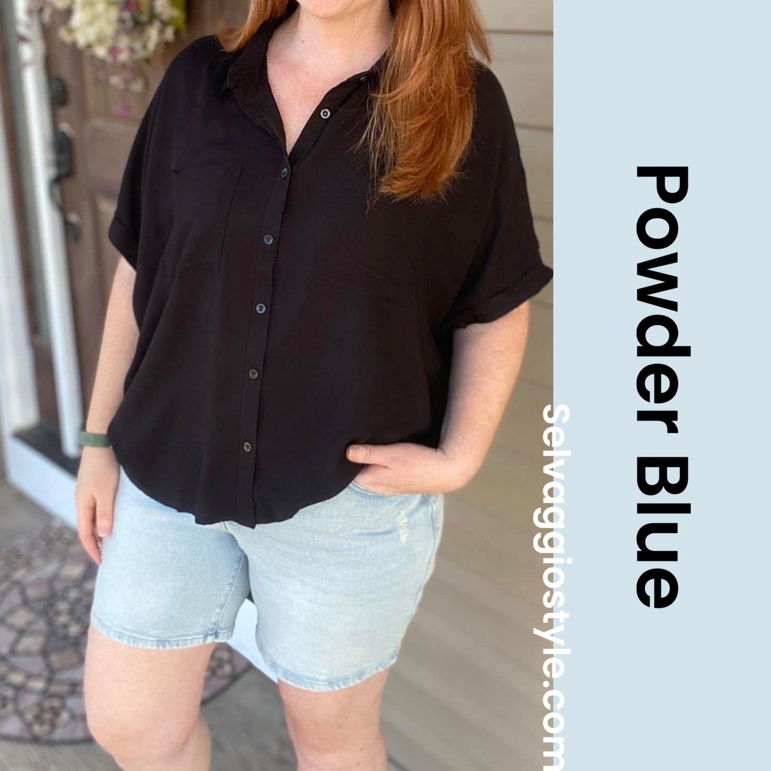 Relaxed Denim Shorts