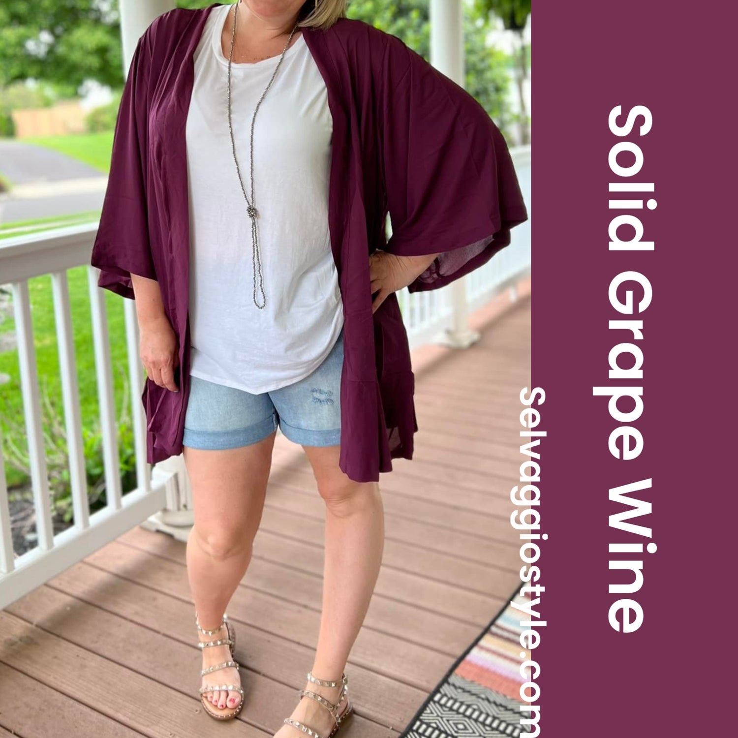 Aurora Bell Sleeve Kimono