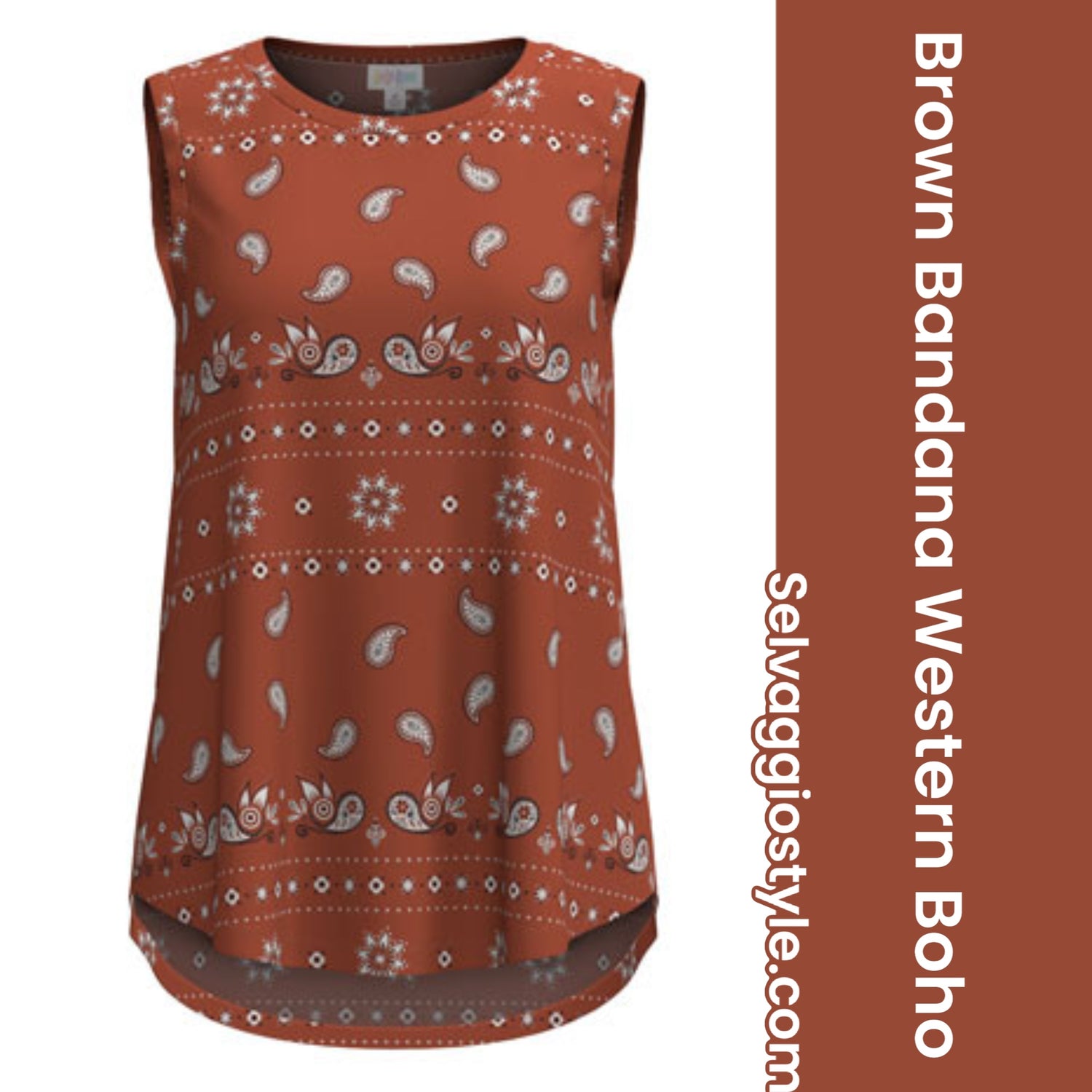 Cocoa Sleeveless Top