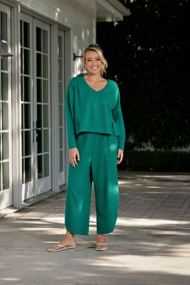 LuLaRoe Wendy Barrel Pull-On Pant - Cozy Thermal Lounge Set (Sizes XS-2XL)