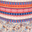 Pink Blue Boho Floral Stripe
