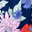 Navy Giant Floral
