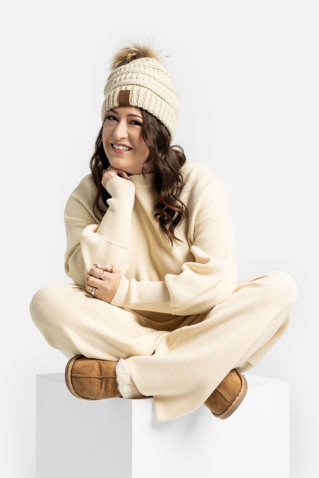 LuLaRoe Cozy Carma Set - Micro Rib Sweater Knit Duo (Sizes 1X-3X)