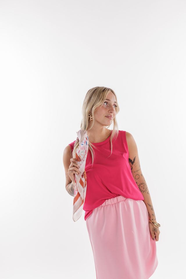 LuLaRoe Cocoa Sleeveless Top - High Neck Full Coverage (Sizes XXS-3XL)