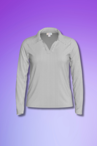 Courtney Long Sleeve Polo
