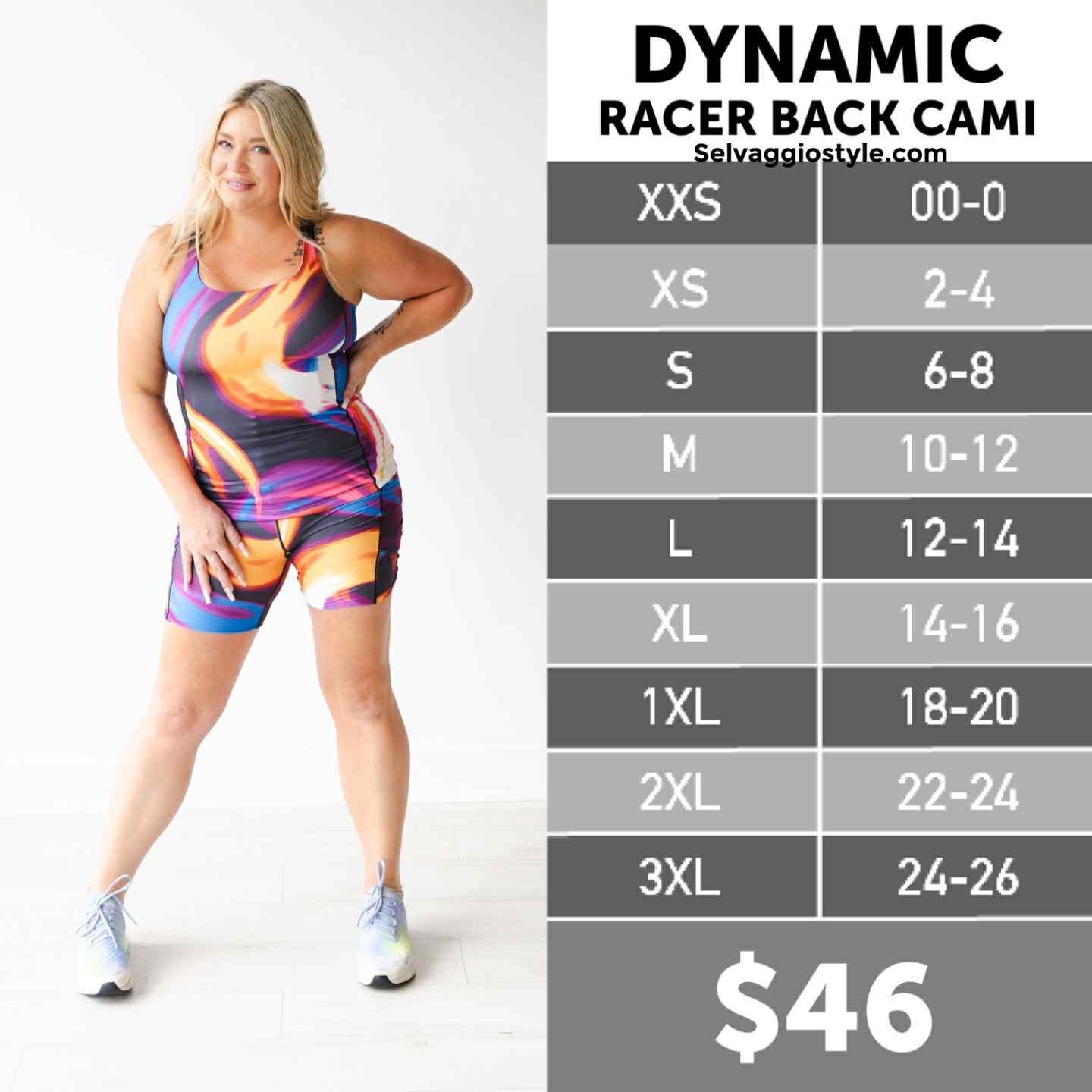 Dynamic Racer Back Cami