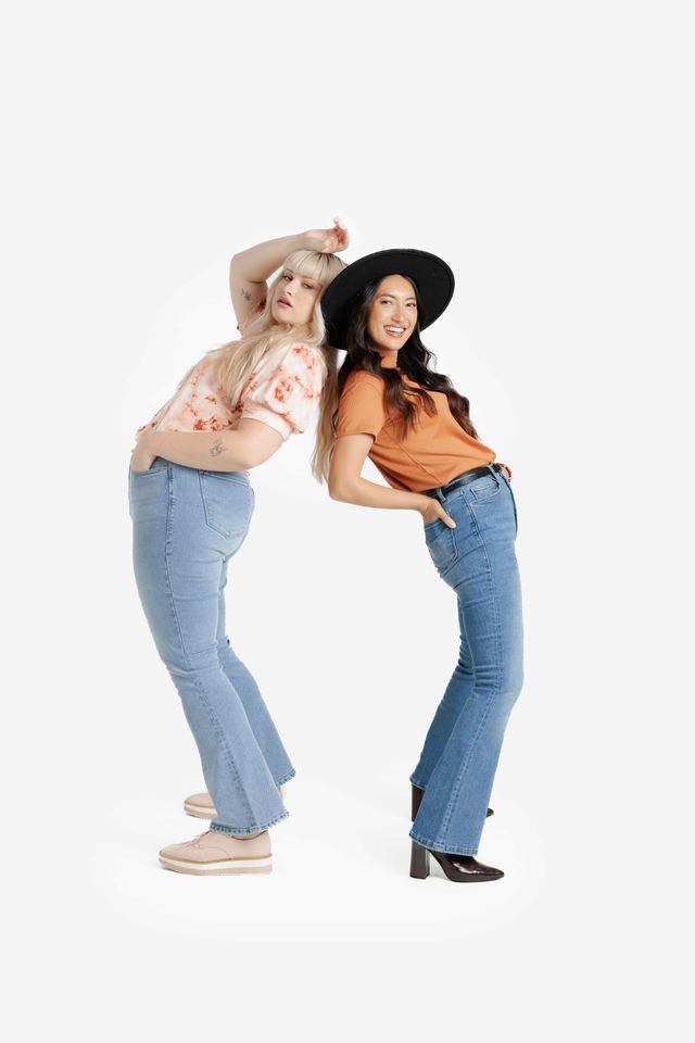 LuLaRoe Skinny Flared Denim - Magic Waistband Power Mesh (Sizes 28-38)