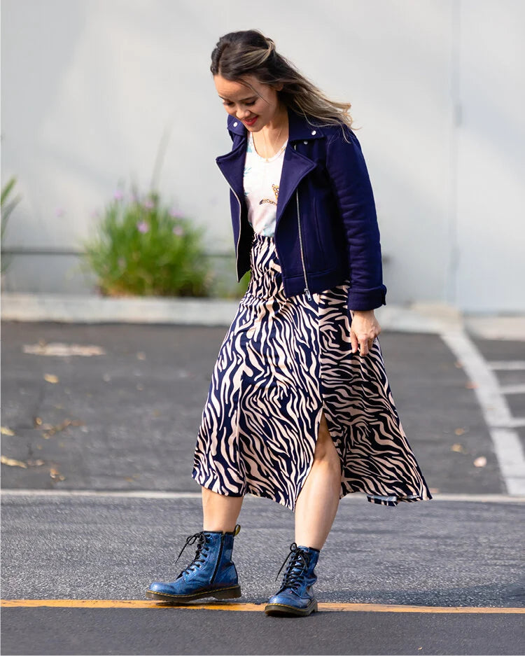 LuLaRoe Jennifer Skirt - Playful Side-Slit Style (Sizes XS-3XL)