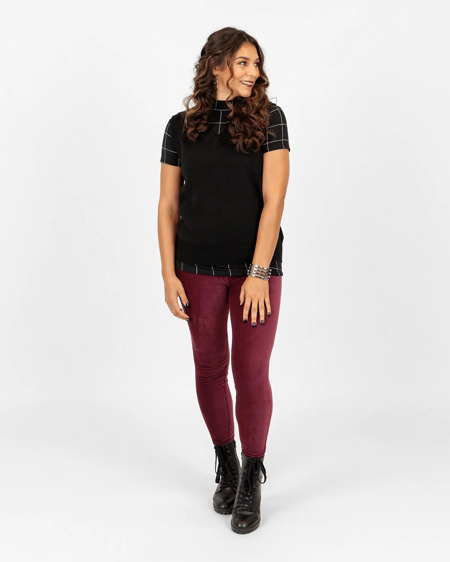LuLaRoe Nadia Sweater Vest - V-Neck Rib Binding Detail (Sizes XXS-3XL)