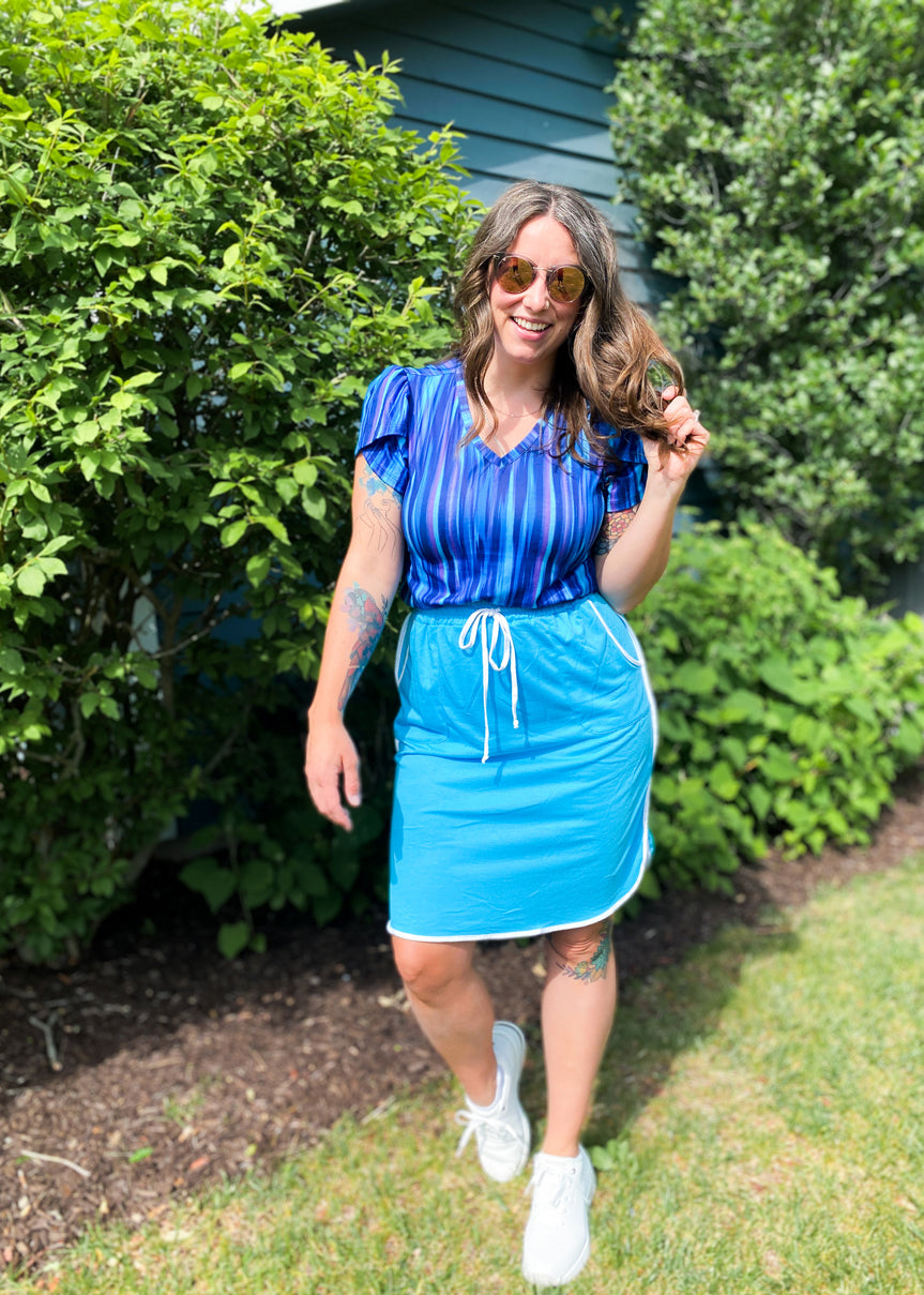 LuLaRoe Remi Top - V-Neck Tulip Sleeve Top (Sizes S-3XL)