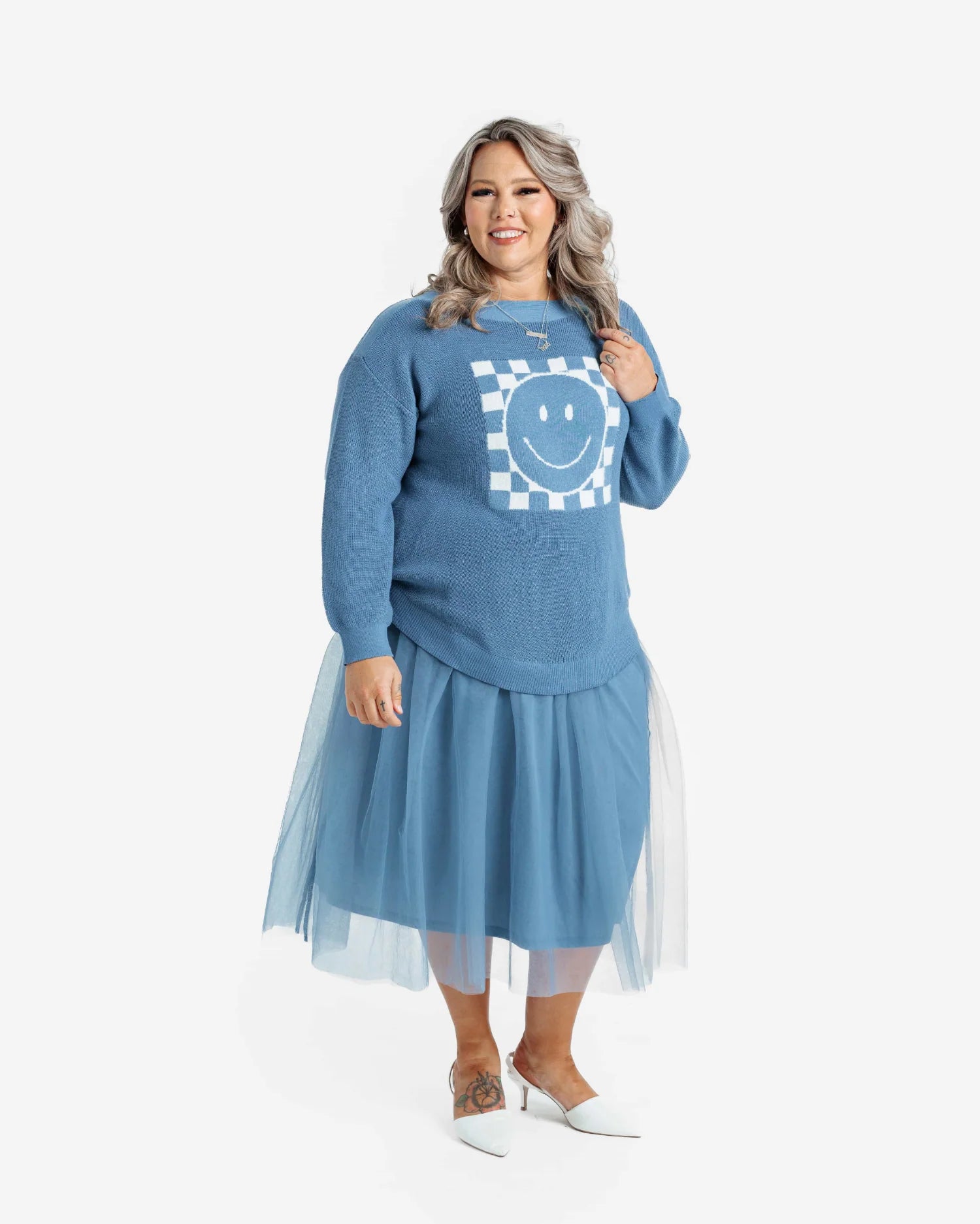 LuLaRoe Tessa Sweater - Boat Neck Shirttail Hem (Sizes S-M)