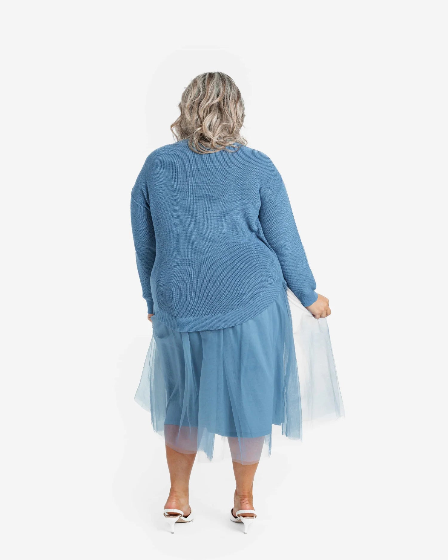 LuLaRoe Tessa Sweater - Boat Neck Shirttail Hem (Sizes S-M)