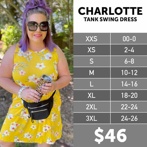 The LuLaRoe Charlotte Tank Swing Dress