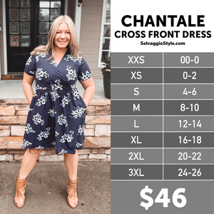 LuLaRoe Chantale Cross Front Dress