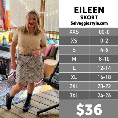 LuLaRoe Eileen Skort Selvaggio Style