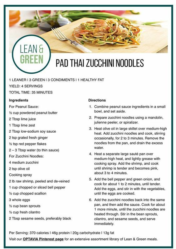 Pad Thai Zucchini Noodles
