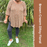 Joani 3/4 Raglan Sleeve Top