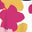 White Pink Navy Yellow Floral