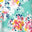 Mint Pink Yellow Watercolor Floral