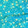 Teal Yellow Ditsy Floral