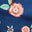 Blue Red Boho Floral