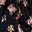 Black Vacation Floral