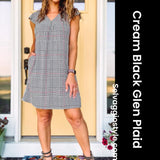 LuLaRoe Chaylin Ruffle Sleeve V-Neck Dress