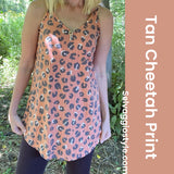 Daniella Cross Back Camisole - V-Neck Relaxed Fit (XXS-3XL)