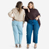 LuLaRoe 90's Relaxed Denim - Mid-Rise Magic Waistband (Size 36)
