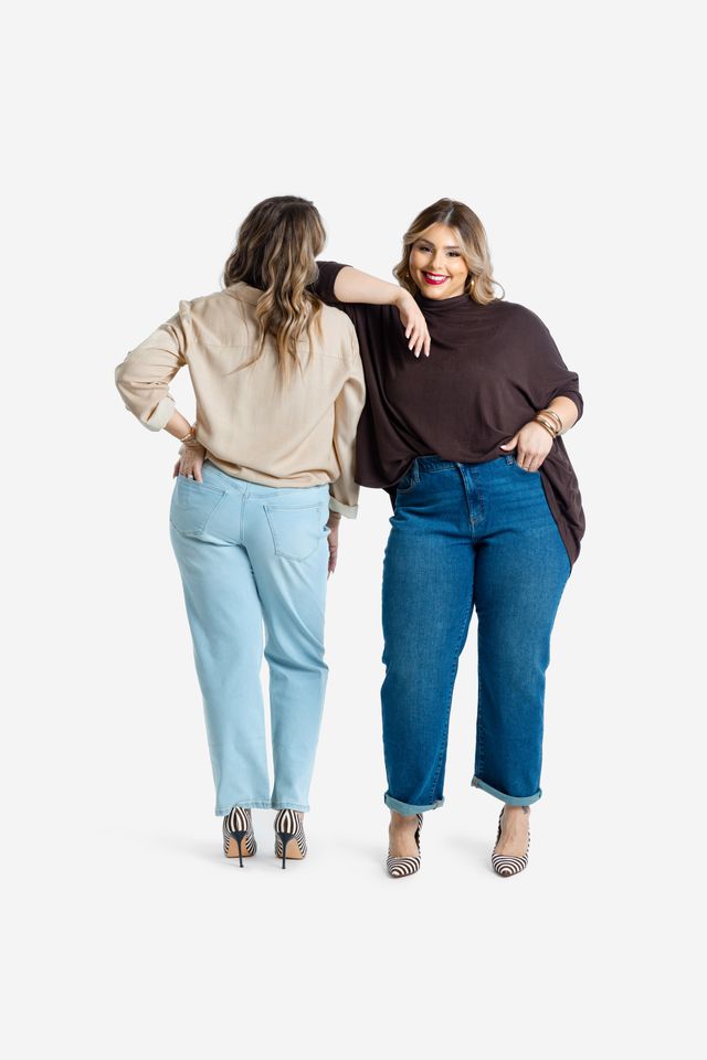 LuLaRoe 90's Relaxed Denim - Mid-Rise Magic Waistband (Size 36)