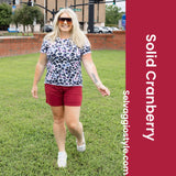 LuLaRoe Jessica Shorts - Relaxed Fit Drawcord Waist (Sizes XS-3XL)