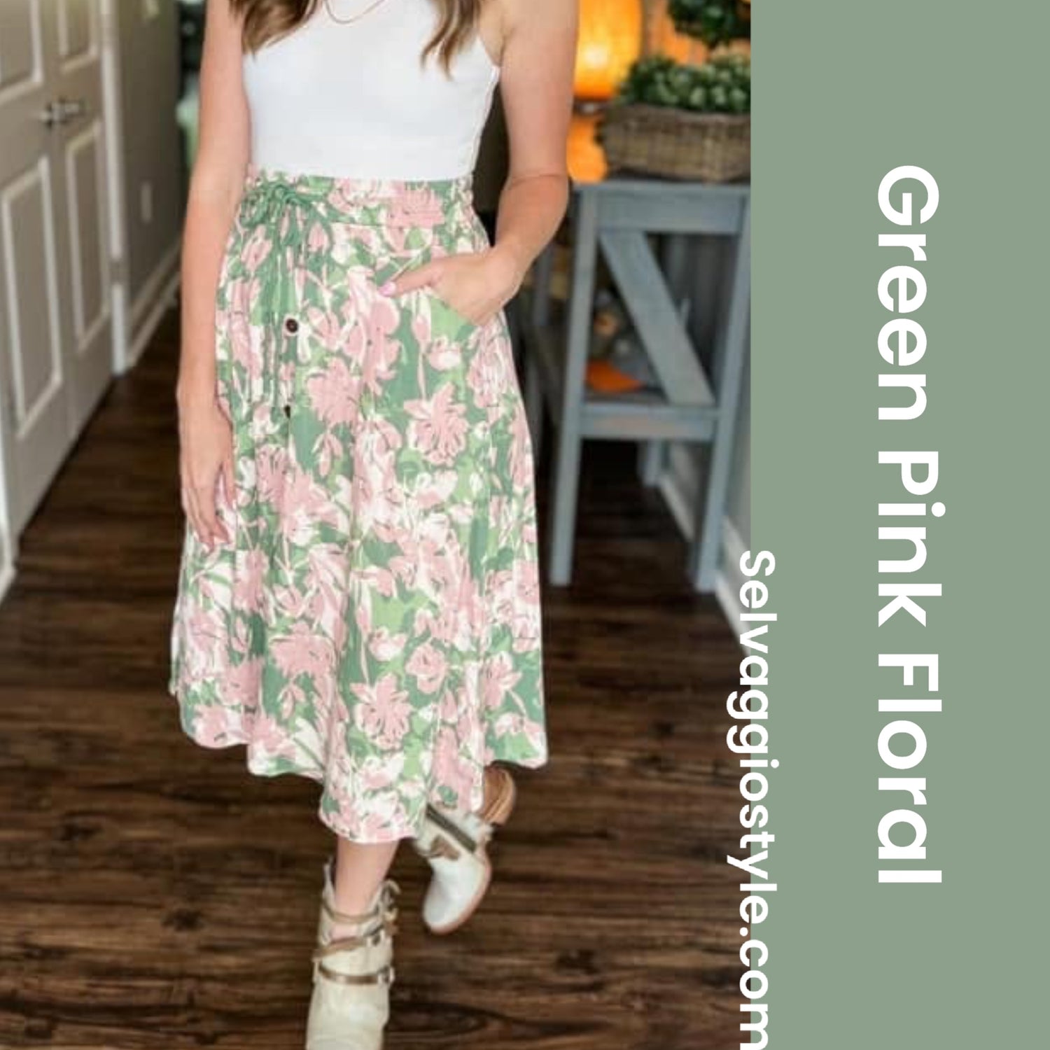 LulaRoe Marsha Skirt - Button-Up Midi Skirt (XS-2XL)