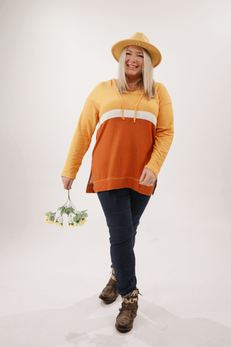 Eliza V Neck Hoodie