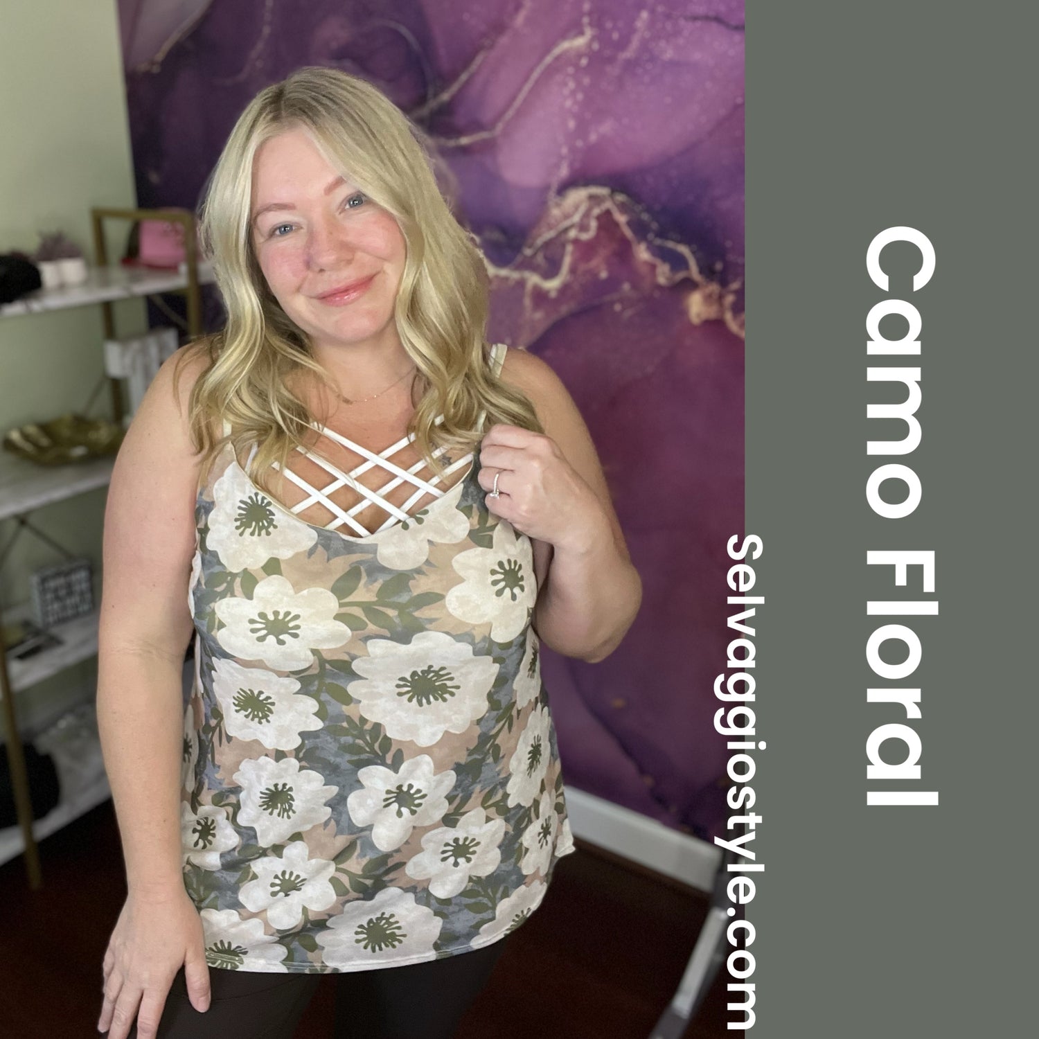 Maya Camisole Mesh Tank