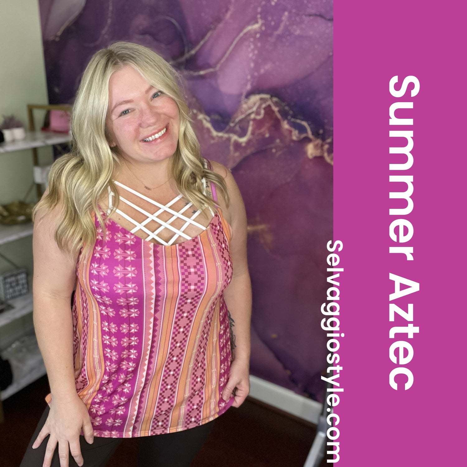 Maya Camisole Mesh Tank