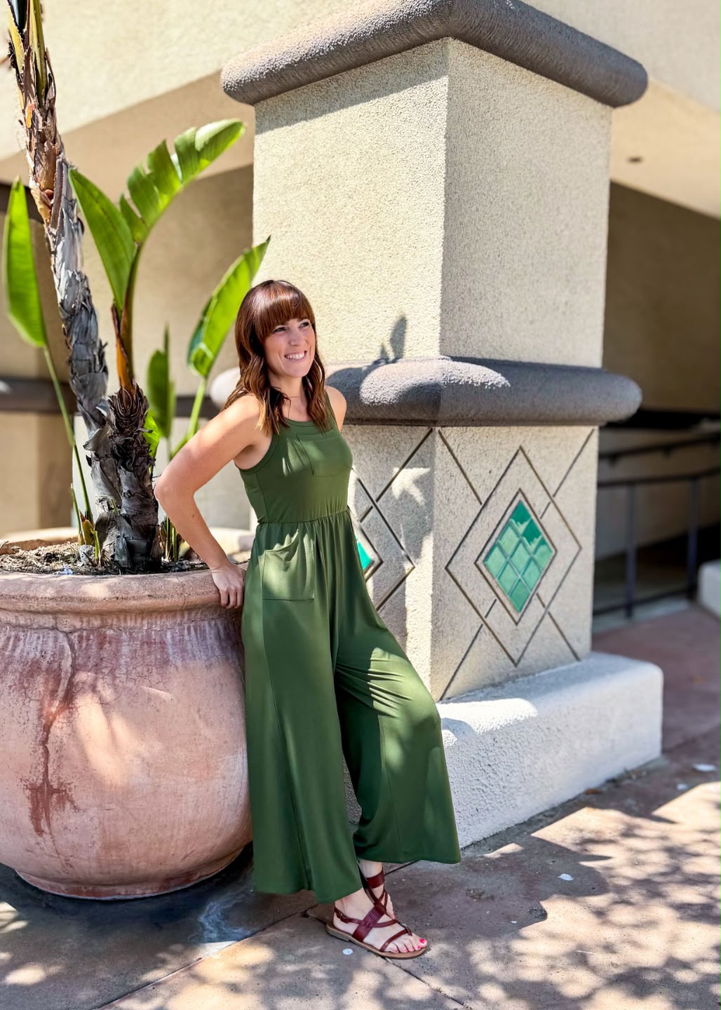 Leola Wide Leg Cami Jumpsuit - Ankle Length (XXS-3XL)