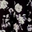 Black Grey Floral