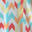 Coral Teal Geo Chevron