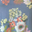 Blue Pink Yellow Floral