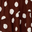 Brown Cream Abstract Dot