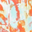Mint Orange Tie Dye