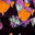 Black Fuchsia Abstract Texture