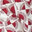 Cream Red Sun Geo Boho
